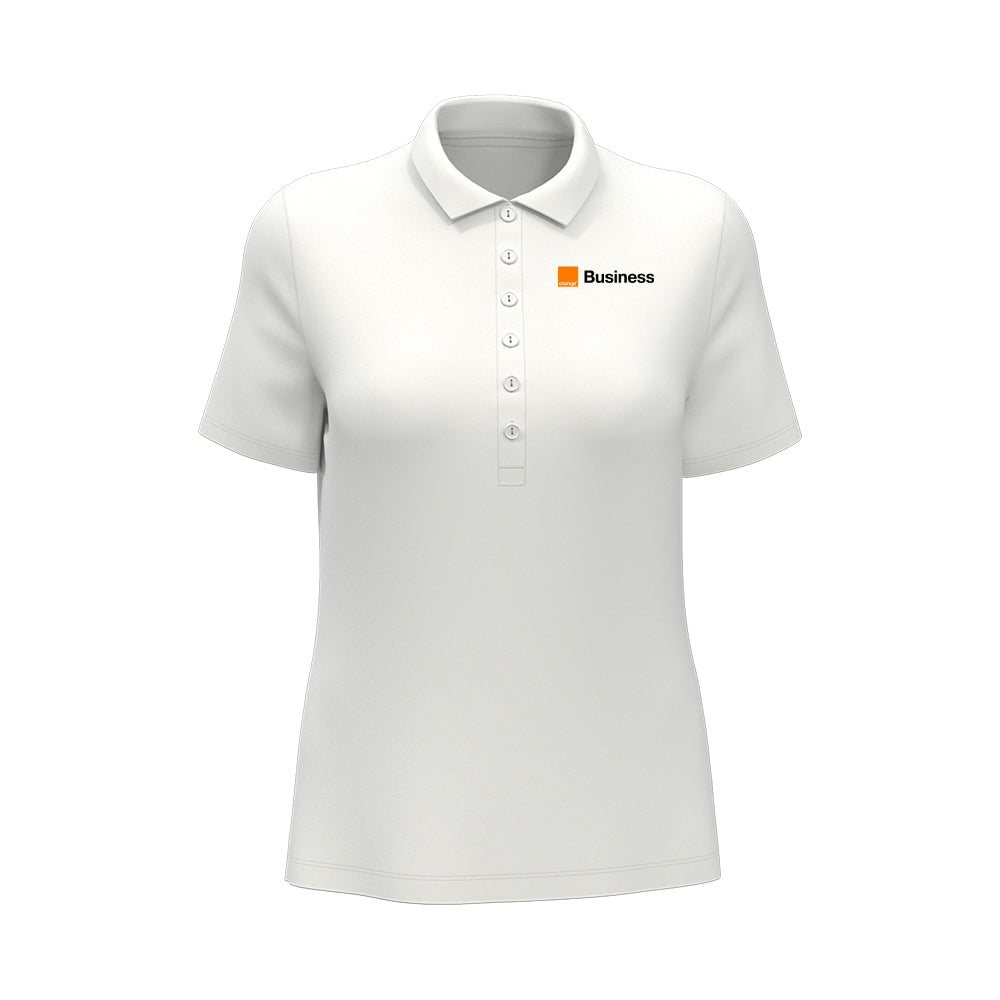 Orange Ladies Opti-Vent Polo