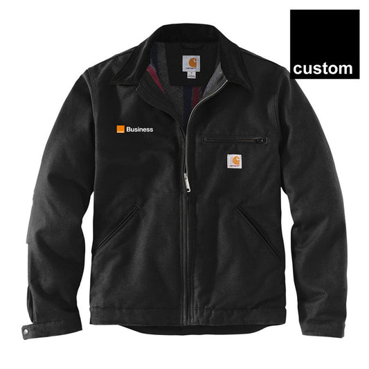 Orange Business Carhartt Duck Detroit Jacket